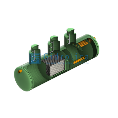 Gidrolica LOS-System 3/пескоотделитель-бензомаслоотделитель-сорбционный фильтр/120