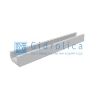 Лоток водоотводный бетонный коробчатый (СО-100мм)  КП 100.16 (10).10(6,5)- BGF