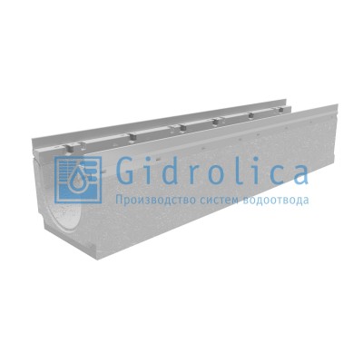Лоток водоотводный бетонный коробчатый (СО-150мм), с оцинкованной насадкой, с уклоном 0,5%  КUу 100.21,3 (15).23(19)-BGU-Z, № 3