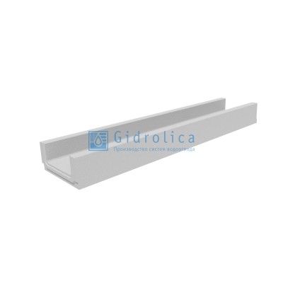 Лоток водоотводный бетонный коробчатый (СО-150мм), с водосливом КПв 100.21 (15).12,5(9)- BGF