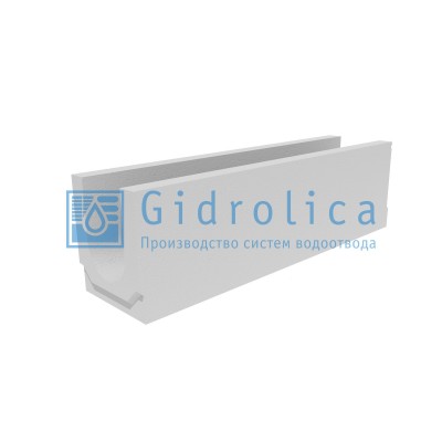 Лоток водоотводный бетонный коробчатый (СО-150мм)КU 100.24,8 (15).29(22,5)-BGU, № 10-0