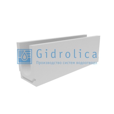 Лоток водоотводный бетонный коробчатый (СО-150мм)КU 100.24,8 (15).34(27,5)-BGU, № 20-0