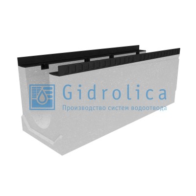 Лоток водоотводный бетонный коробчатый (СО-200мм), с уклоном 0,5%  КUу 100.34(20).40,5(33,5) - BGМ, № 19