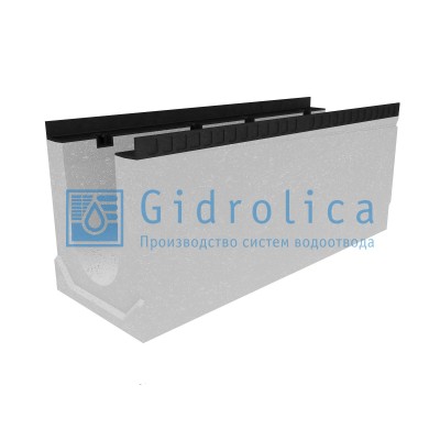Лоток водоотводный бетонный коробчатый (СО-200мм)КU 100.34(20).41(34) - BGМ, № 20-0