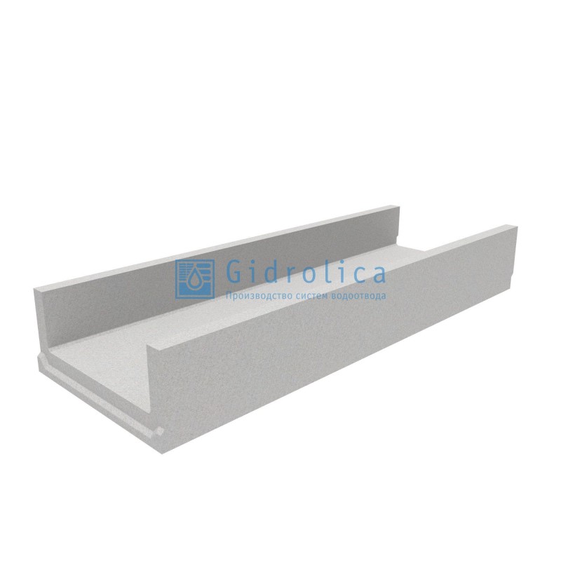 Лоток водоотводный бетонный коробчатый (СО-300мм), КП 100.44(30).31(24) - BGF-XL