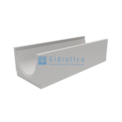 Лоток водоотводный бетонный коробчатый (СО-300мм) КU 100.36,3(30).27(20,5) - BGU, № 0