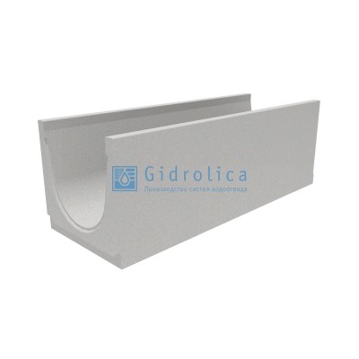 Лоток водоотводный бетонный коробчатый (СО-300мм) КU 100.36,3(30).34,5(28) - BGU, № 15-0