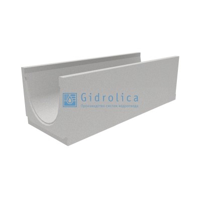 Лоток водоотводный бетонный коробчатый (СО-300мм) КU 100.39,9(30).30(23) - BGU