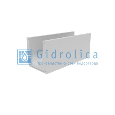 Лоток водоотводный бетонный коробчатый (СО-300мм), с уклоном 0,5%  КUу 100.39,4(30).42(35) - BGU, № 5
