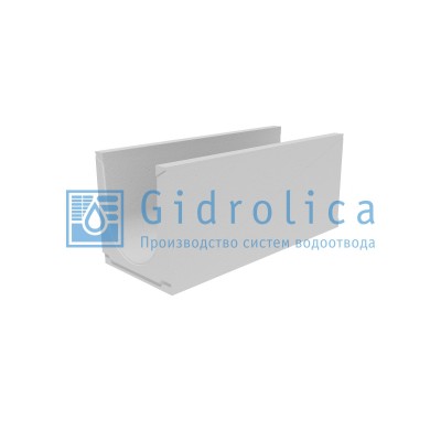 Лоток водоотводный бетонный коробчатый (СО-300мм), с уклоном 0,5%  КUу 100.39,4(30).43(36) - BGU, № 7