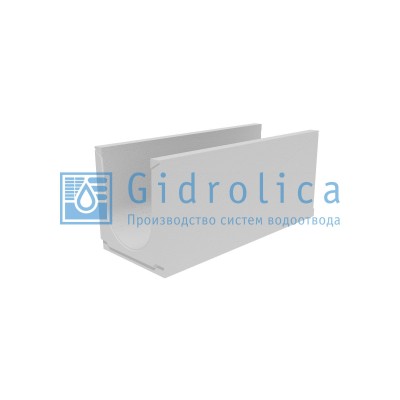 Лоток водоотводный бетонный коробчатый (СО-300мм), с уклоном 0,5% КUу 100.39,4(30).43,5(36,5) - BGU, № 8