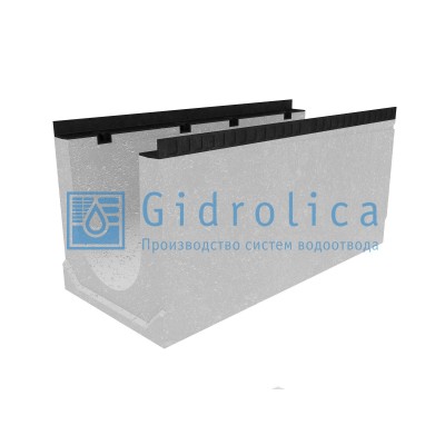 Лоток водоотводный бетонный коробчатый (СО-300мм), с уклоном 0,5%  КUу 100.44(30).48(41) - BGМ, № 6