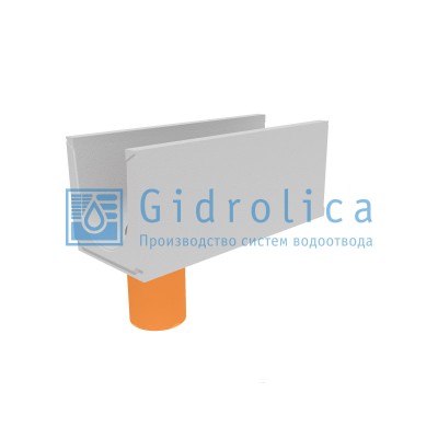 Лоток водоотводный бетонный коробчатый (СО-300мм), с водосливом КUв 100.39,4(30).42(35) - BGU, № 5-0