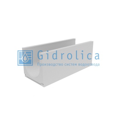 Лоток водоотводный бетонный коробчатый (СО-300мм)КU 100.39,4(30).39,5(32,5) - BGU, № 0