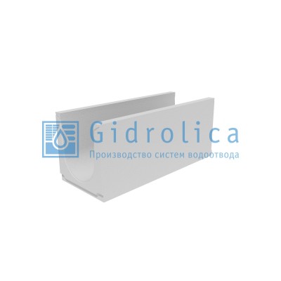 Лоток водоотводный бетонный коробчатый (СО-300мм)КU 100.39,4(30).42(35) - BGU, № 5-0