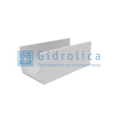 Лоток водоотводный бетонный коробчатый (СО-400мм)  КU 100.49,4(40).39,5(32,5) - BGU, № 0