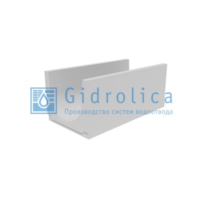 Лоток водоотводный бетонный коробчатый (СО-400мм)  КU 100.49,4(40).42(35) - BGU, № 5-0