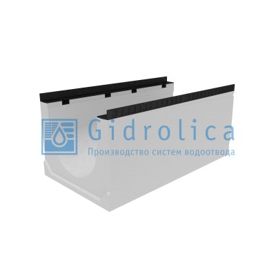 Лоток водоотводный бетонный коробчатый (СО-400мм) КU 100.54(40).45(37) - BGМ, № 0