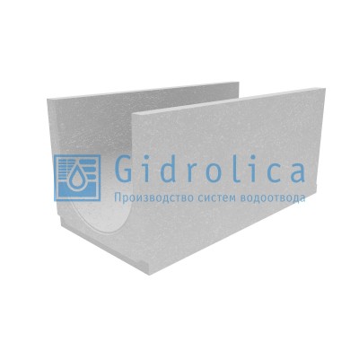 Лоток водоотводный бетонный коробчатый (СО-400мм), с уклоном 0,5%  КUу 100.49,4(40).48(41) - BGU, № 17