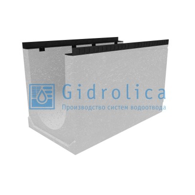 Лоток водоотводный бетонный коробчатый (СО-400мм)КU 100.54(40).62,5(54,5) - BGМ, № 35-0