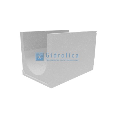 Лоток водоотводный бетонный коробчатый (СО-500мм), с уклоном 0,5% КUу 100.60,3(50).51(42) - BGU, № 12