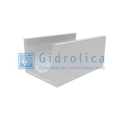 Лоток водоотводный бетонный коробчатый (СО-500мм), с уклоном 0,5%  КUу 100.65(50).47,5(38,5) - BGU-XL, № 5