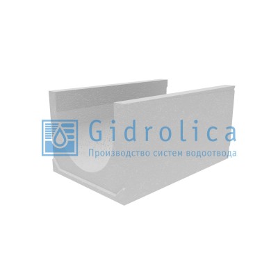 Лоток водоотводный бетонный коробчатый (СО-500мм), с уклоном 0,5%  КUу 100.65(50).50,5(41,5) - BGU-XL, № 11