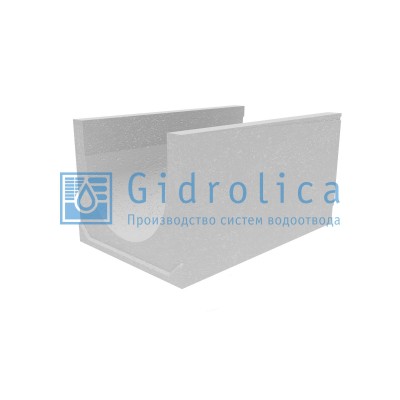 Лоток водоотводный бетонный коробчатый (СО-500мм), с уклоном 0,5%  КUу 100.65(50).52,5(43,5) - BGU-XL, № 15