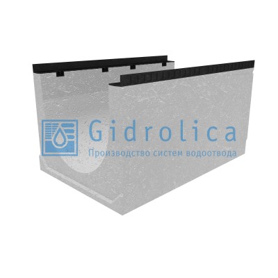 Лоток водоотводный бетонный коробчатый (СО-500мм), с уклоном 0,5%  КUу 100.65(50).56(47) - BGМ, № 22