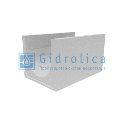 Лоток водоотводный бетонный коробчатый (СО-500мм), с уклоном 0,5%  КUу 100.65(50).59,5(50,5) - BGU-XL, № 29