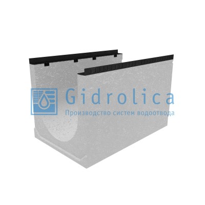 Лоток водоотводный бетонный коробчатый (СО-500мм), с уклоном 0,5%  КUу 100.65(50).65(56) - BGМ, № 40