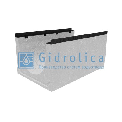 Лоток водоотводный бетонный коробчатый (СО-500мм)КU 100.65(50).50(41) - BGМ, № 10-0