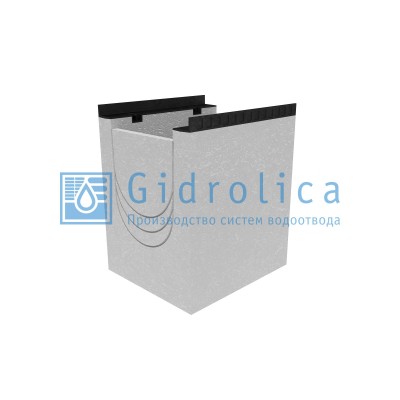 Пескоулавливающий колодец бетонный  (СО-300мм), верхняя часть,  с чугунной насадкой ПКП 50.44(30).60 - BGМ