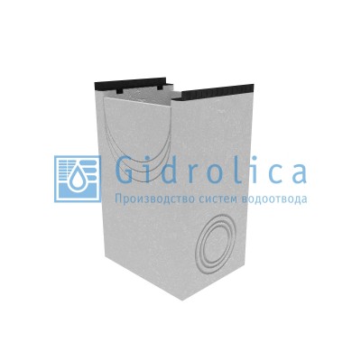 Пескоулавливающий колодец бетонный  (СО-500мм), односекционный с чугунной насадкой ПКП 50.64(50).100(95) - BGМ