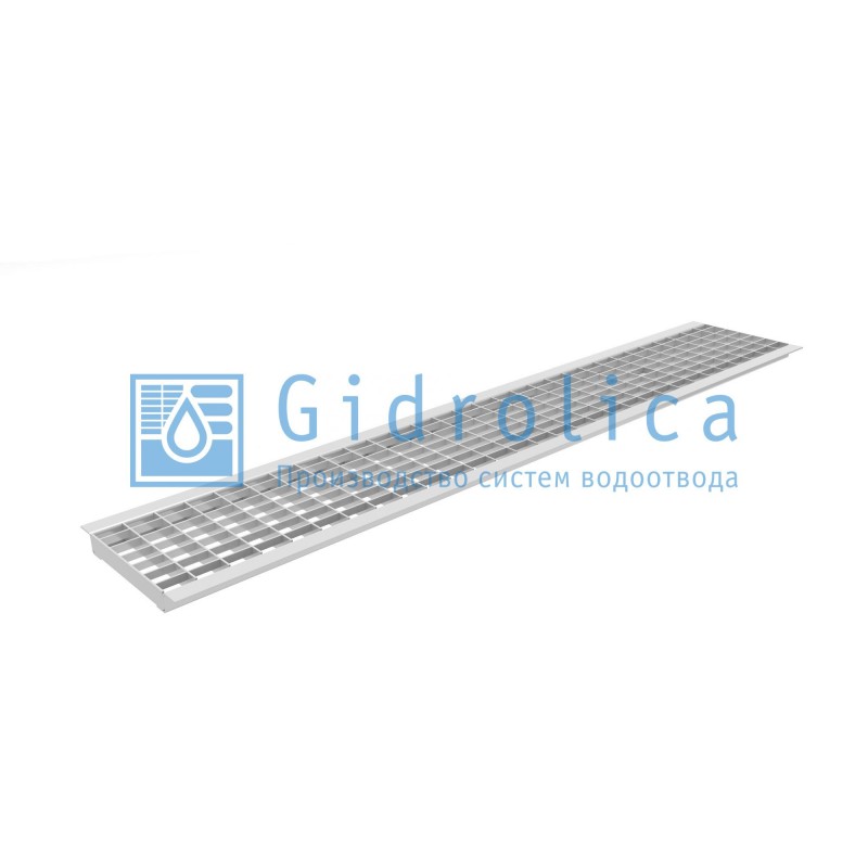 Решетка водоприемная Gidrolica Standart РВ -15.18,7.100 - ячеистая стальная оцинкованная, кл. В125
