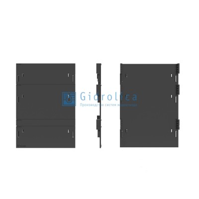 Заглушка торцевая VS LINE DN100 - пластиковая